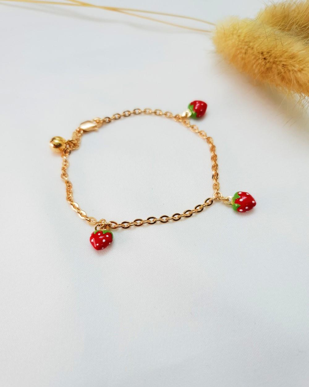 GELANG 4MN ANK STRAWBERRY -010322