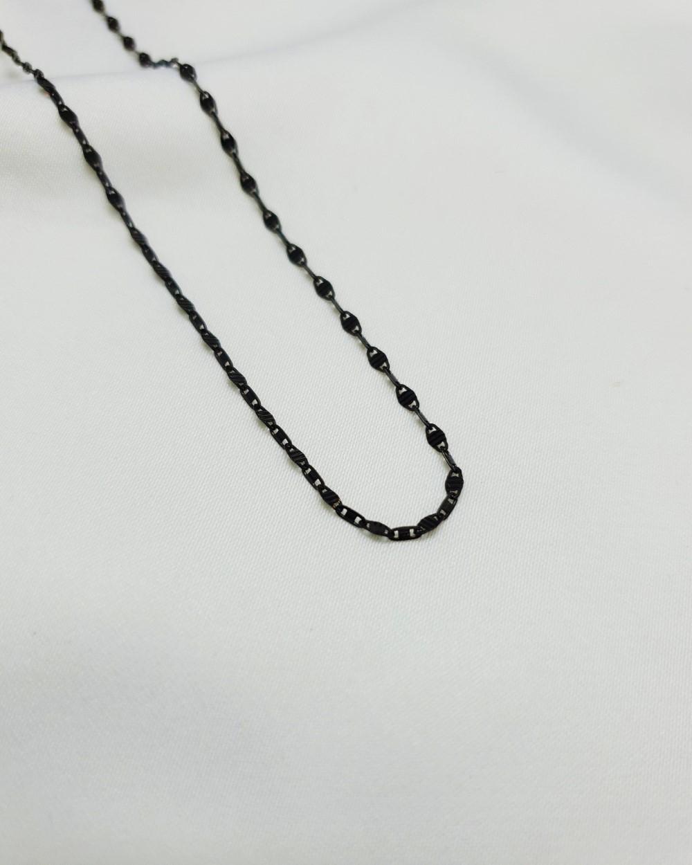 KALUNG POLOS BLACK GOLD -160322