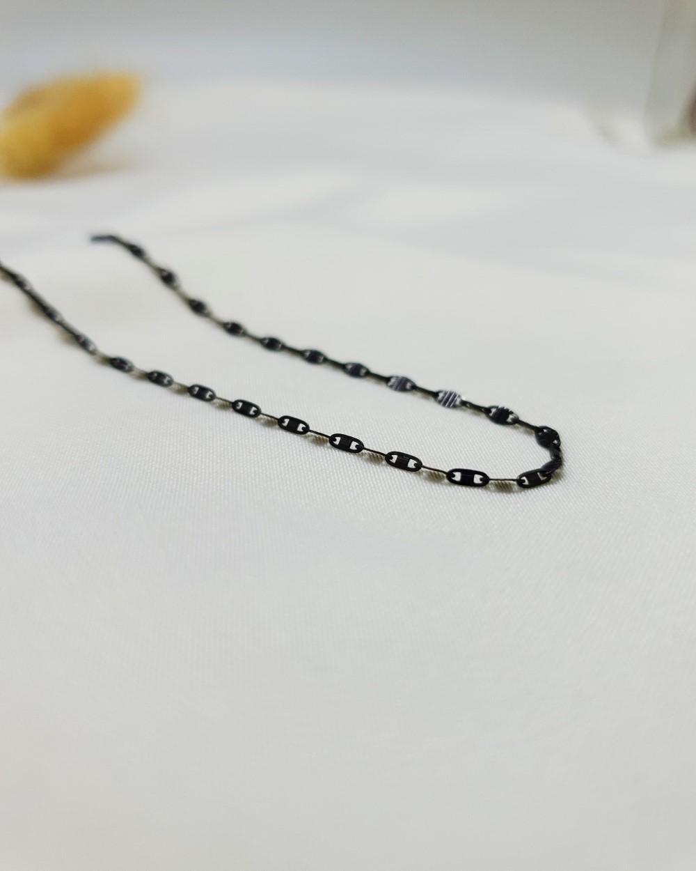 KALUNG POLOS BLACK GOLD -160322