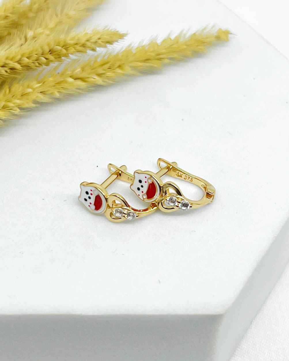 ANTING ANAK MODEL JEPIT CAT KARAKTER HEWAN LUCU -2