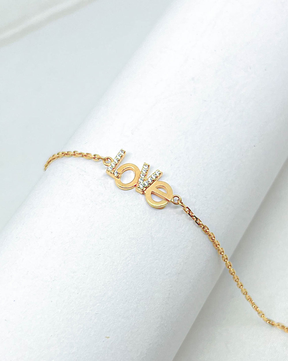 GELANG TANGAN DEWASA MODEL TULISAN LOVE -22