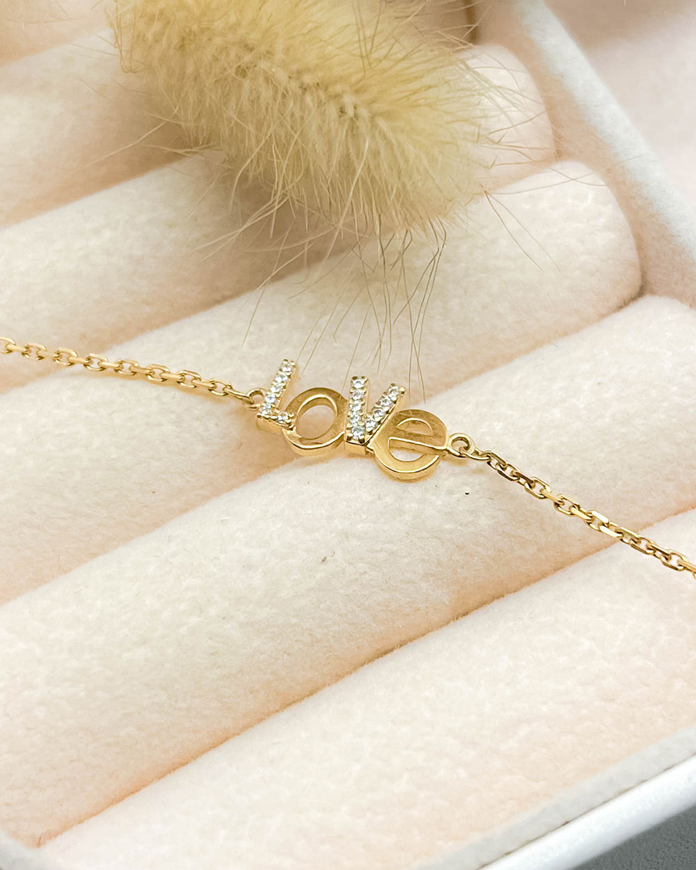 GELANG TANGAN DEWASA MODEL TULISAN LOVE -22