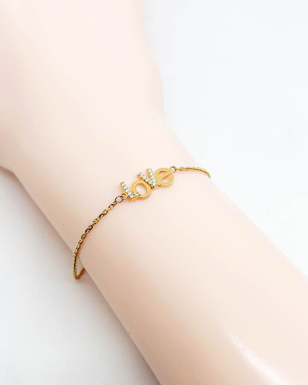 GELANG TANGAN DEWASA MODEL TULISAN LOVE -22