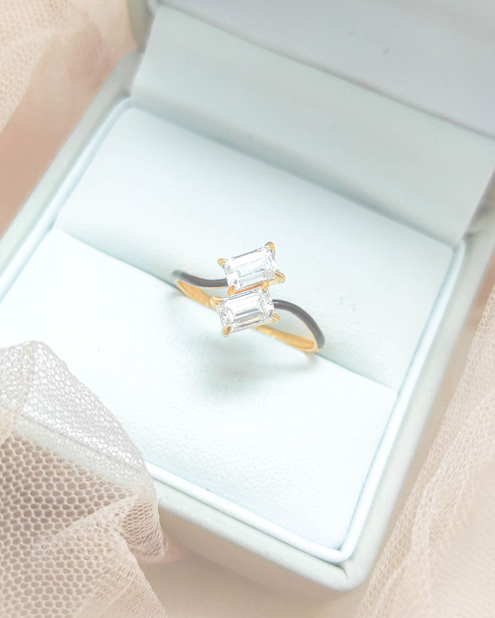 CINCIN MODEL 2 MATA DAN GARIS WARNA 62