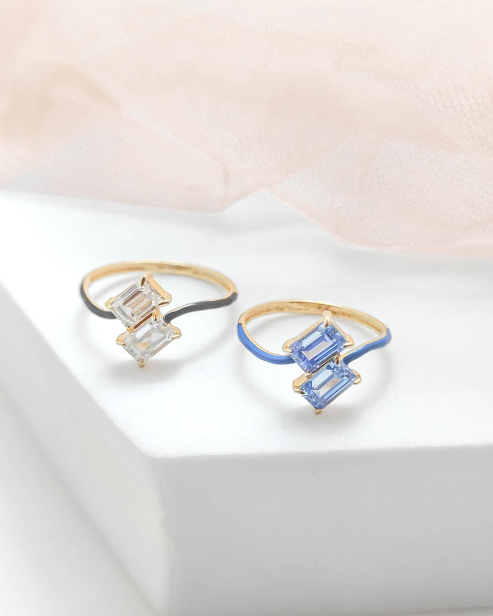 CINCIN MODEL 2 MATA DAN GARIS WARNA 62