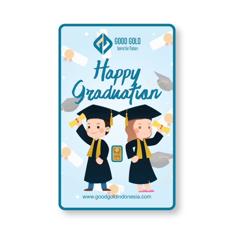 LOGAM MULIA GOOD GOLD GIFT SERIES MODEL HAPPY GRADUATION 1