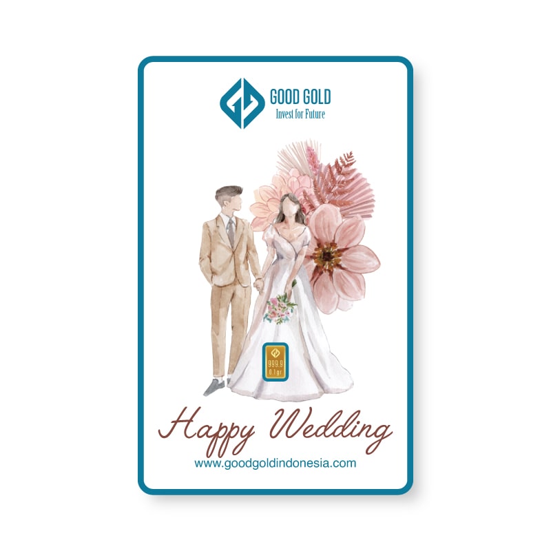 LOGAM MULIA GOOD GOLD GIFT SERIES MODEL HAPPY WEDDING 4