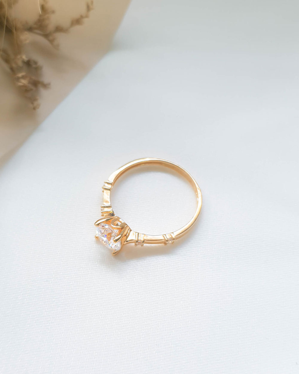 CINCIN SOLITAIRE VARIASI MATA SAMPING