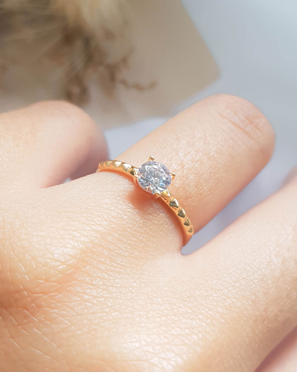 CINCIN SOLITAIRE VARIASI KOTAK