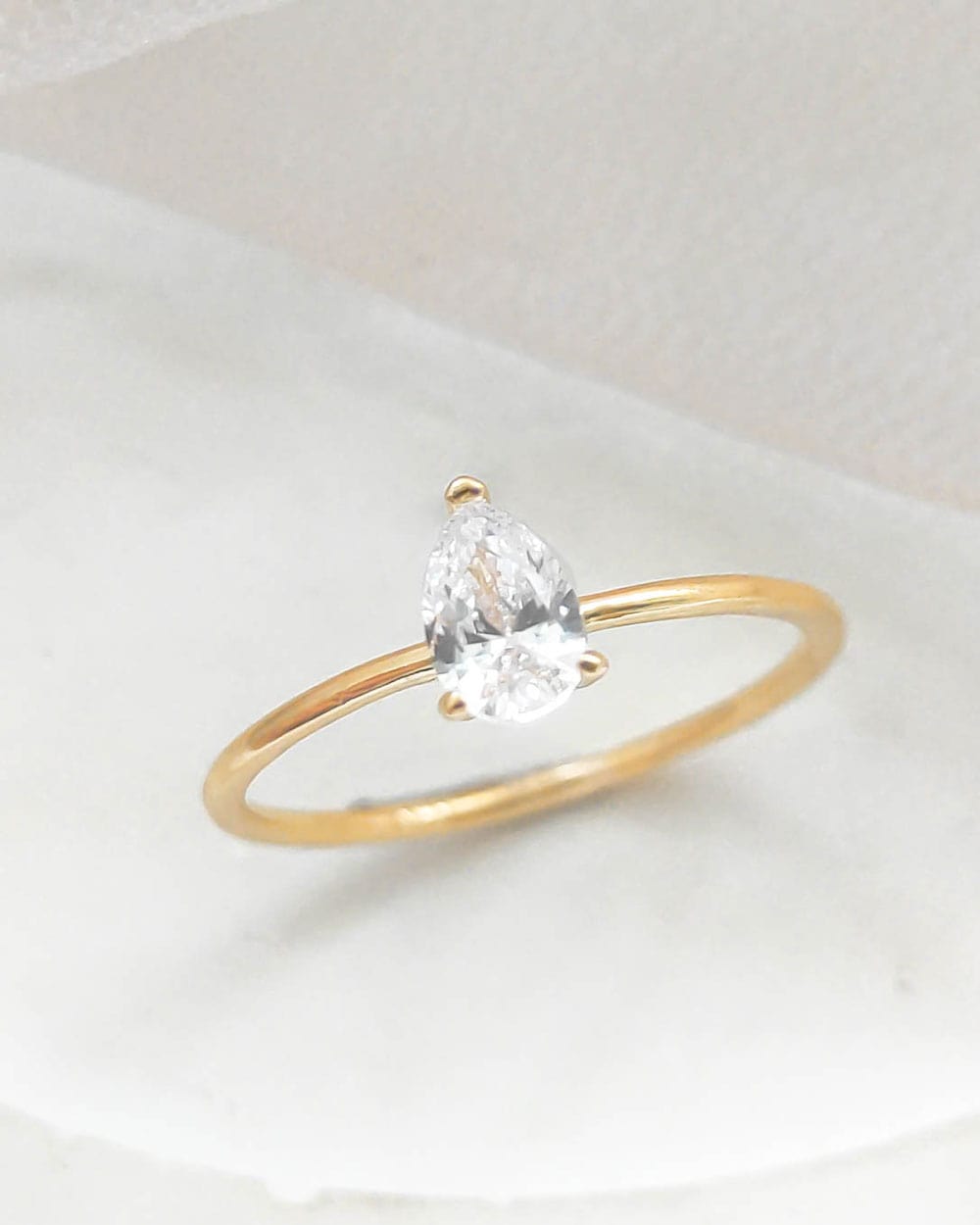 CINCIN DEWASA MODEL TEARDROP SIMPLE