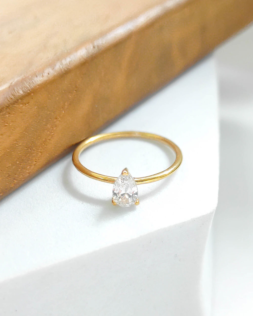 CINCIN DEWASA MODEL TEARDROP SIMPLE