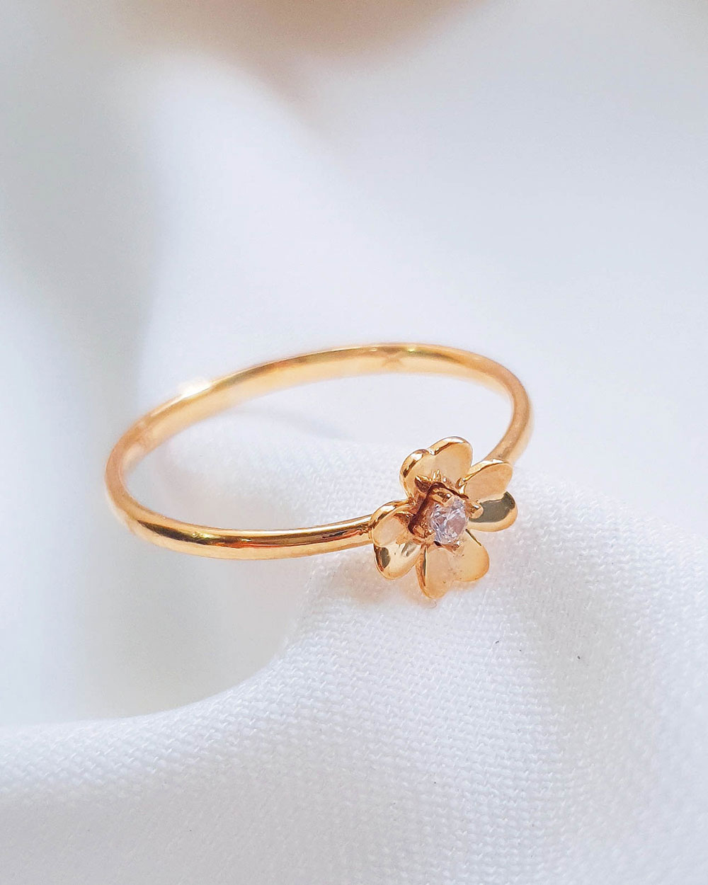 CINCIN MODEL BUNGA SIMPLE MATA SATU