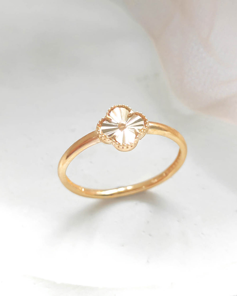 CINCIN DEWASA MODEL CLOVER SIMPLE TANPA MATA