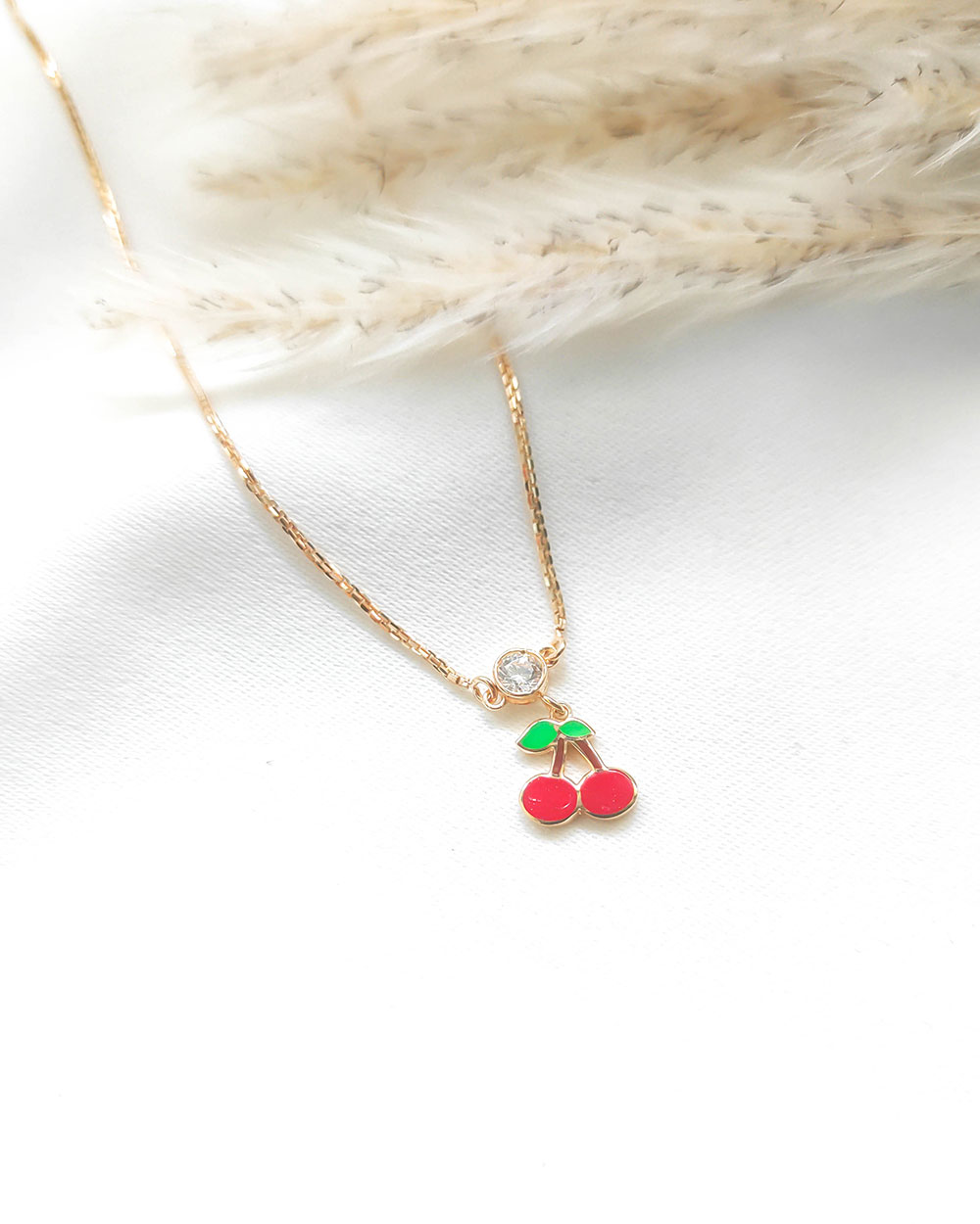 KALUNG SANTA ANAK MODEL LIONTIN BUAH CHERRY