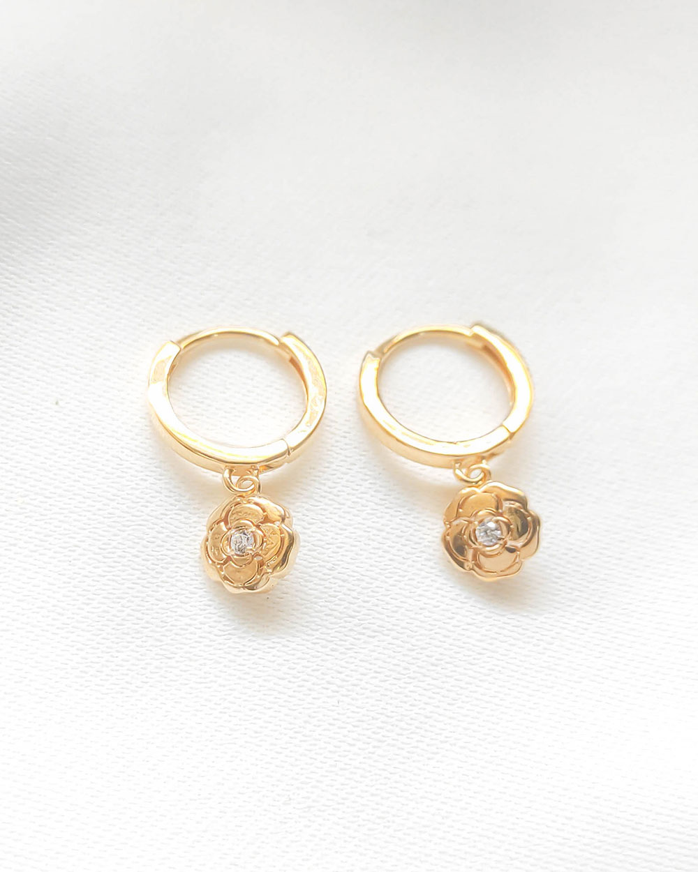 ANTING DEWASA RING COR MODEL BUNGA MAWAR MATA SATU