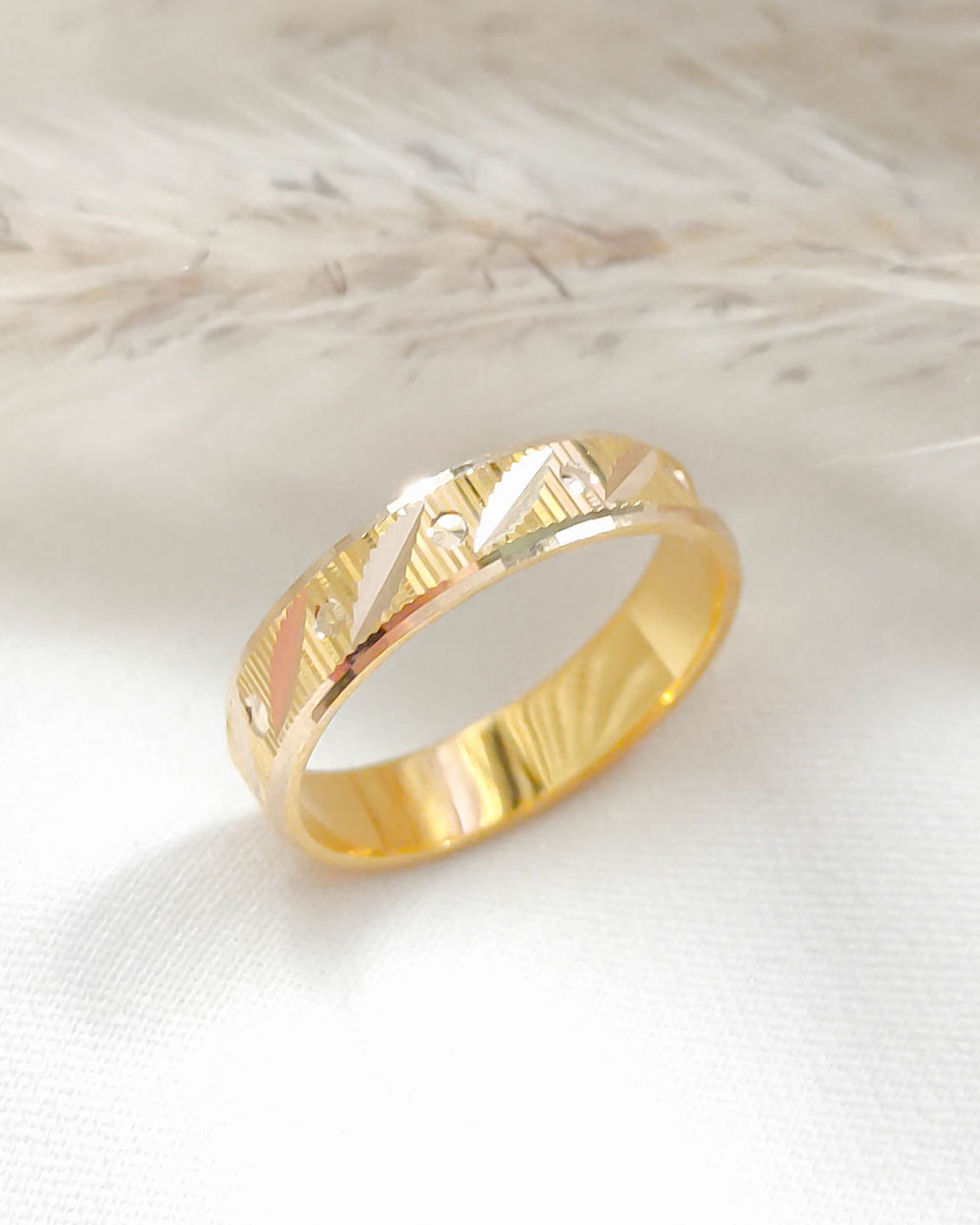 CINCIN DEWASA MODEL RING BENTUK UKIR DAUN