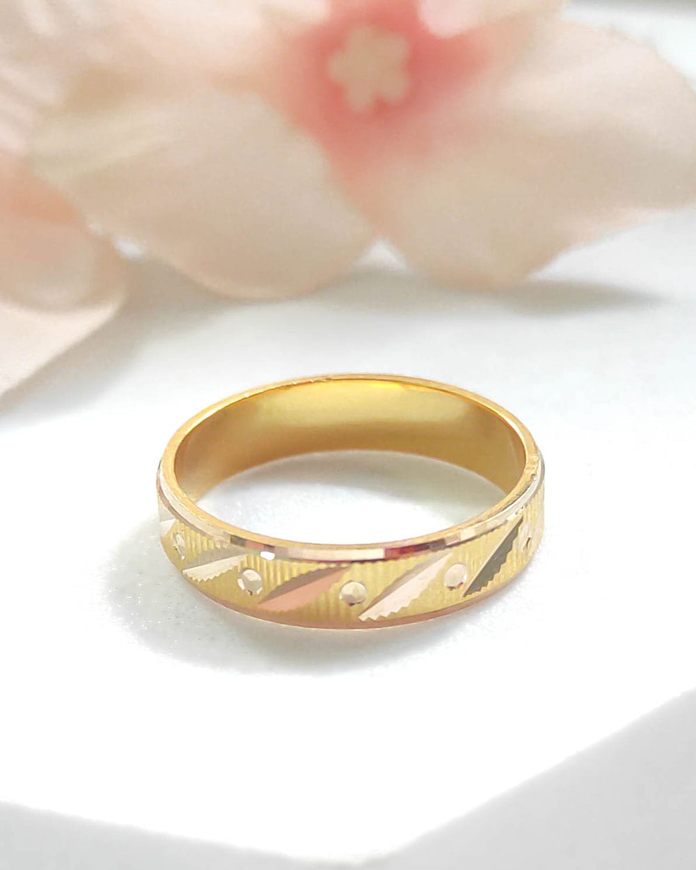 CINCIN DEWASA MODEL RING BENTUK UKIR DAUN