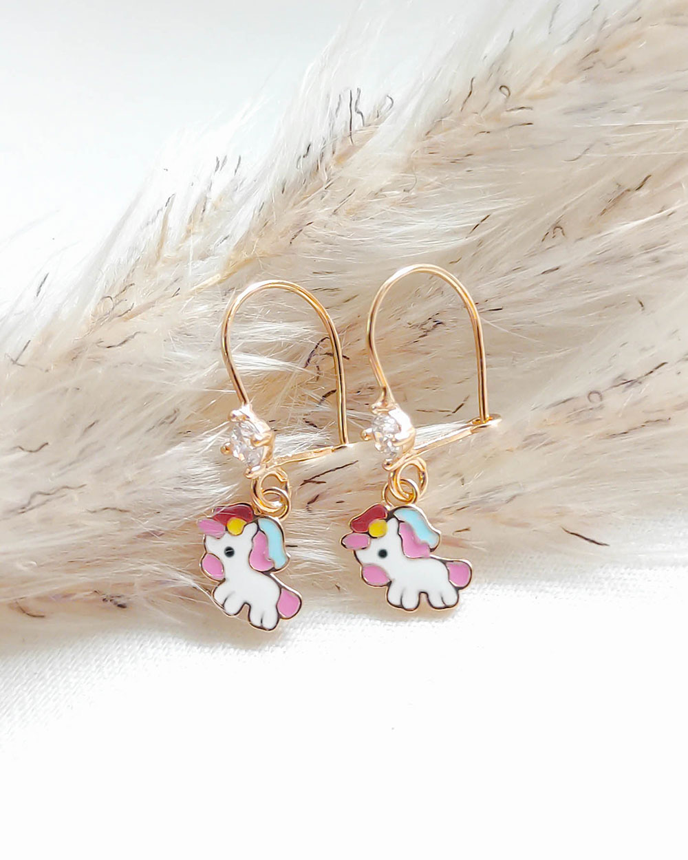 ANTING ANAK MODEL KARAKTER UNICORN PUTIH