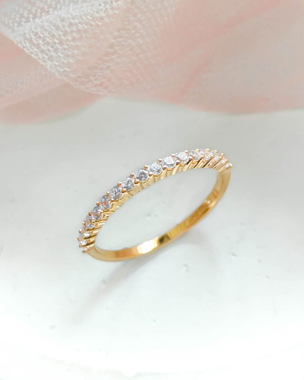 CINCIN DEWASA MODEL SETENGAH LISTRING MATA PUTIH