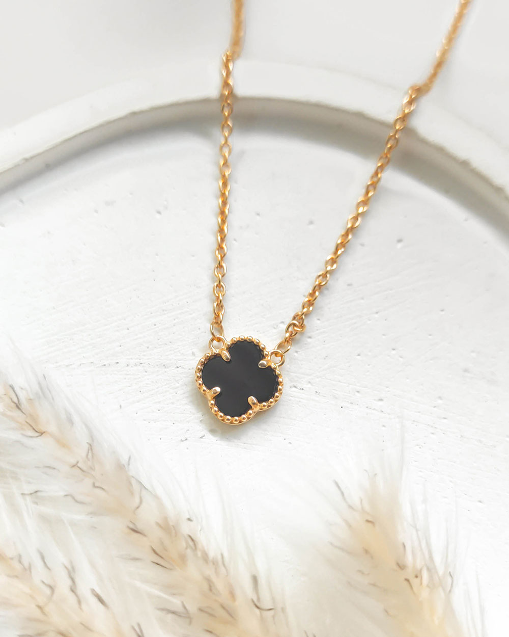 KALUNG DEWASA MODEL CLOVER HITAM SIMPLE