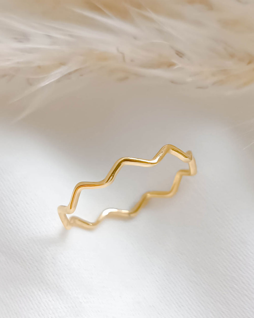 CINCIN DEWASA MODEL ZIGZAG POLOS SIMPLE