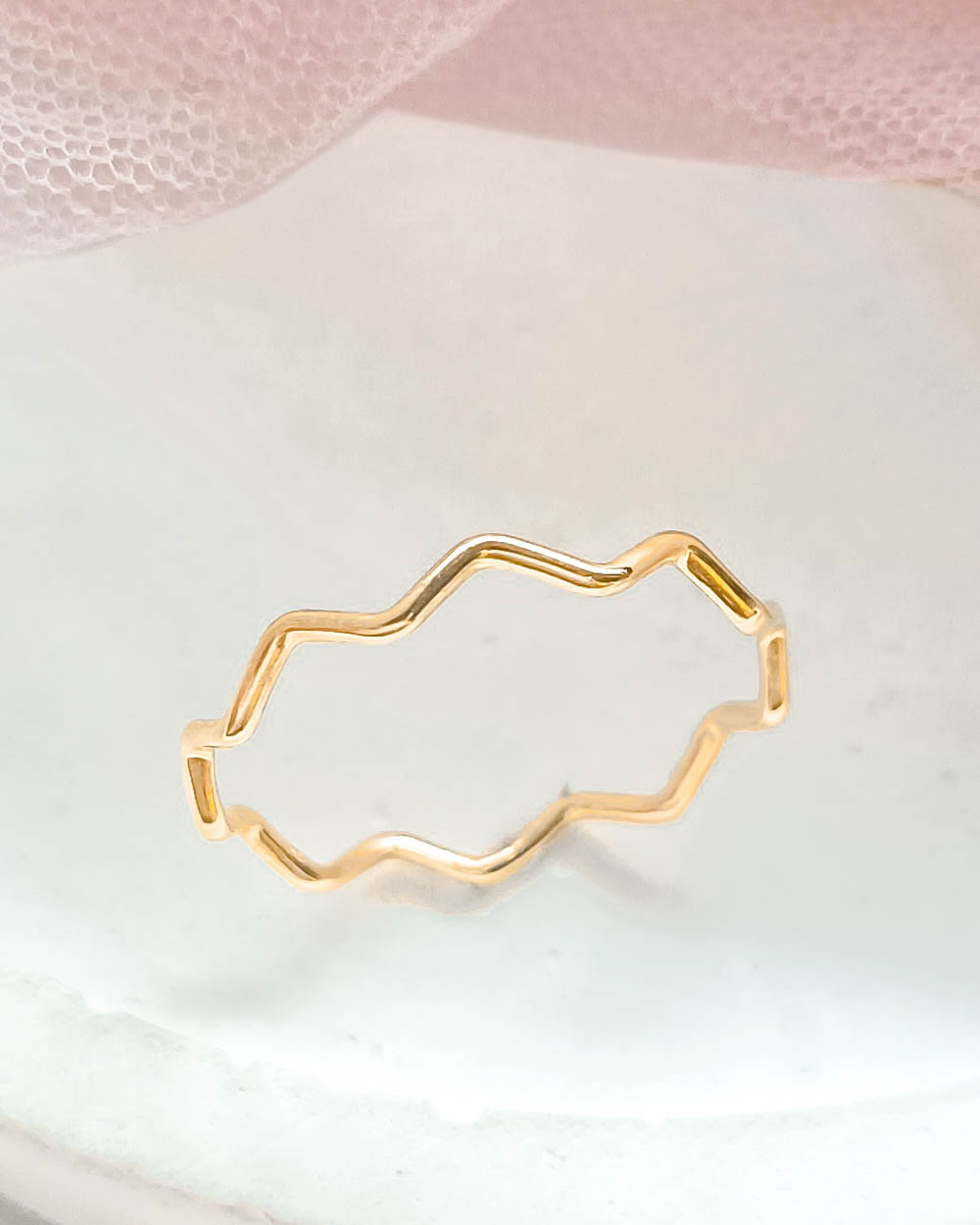 CINCIN DEWASA MODEL ZIGZAG POLOS SIMPLE