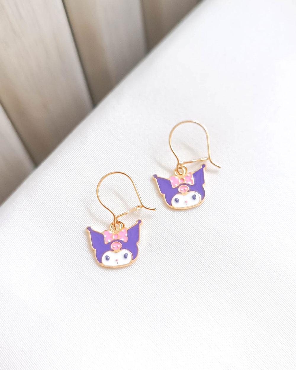 ANTING ANAK MODEL KARAKTER KUROMI PITA PINK