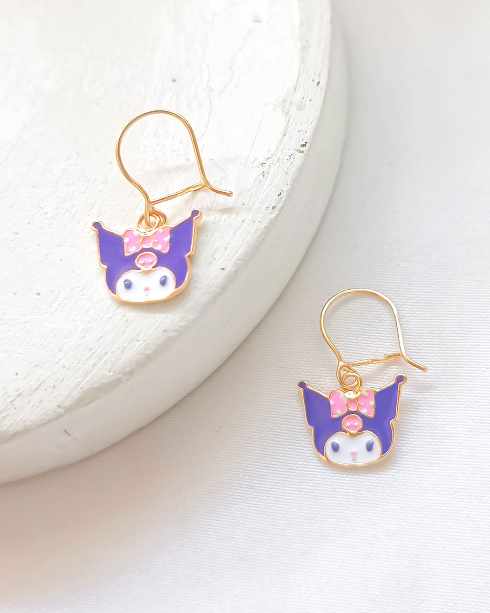 ANTING ANAK MODEL KARAKTER KUROMI PITA PINK