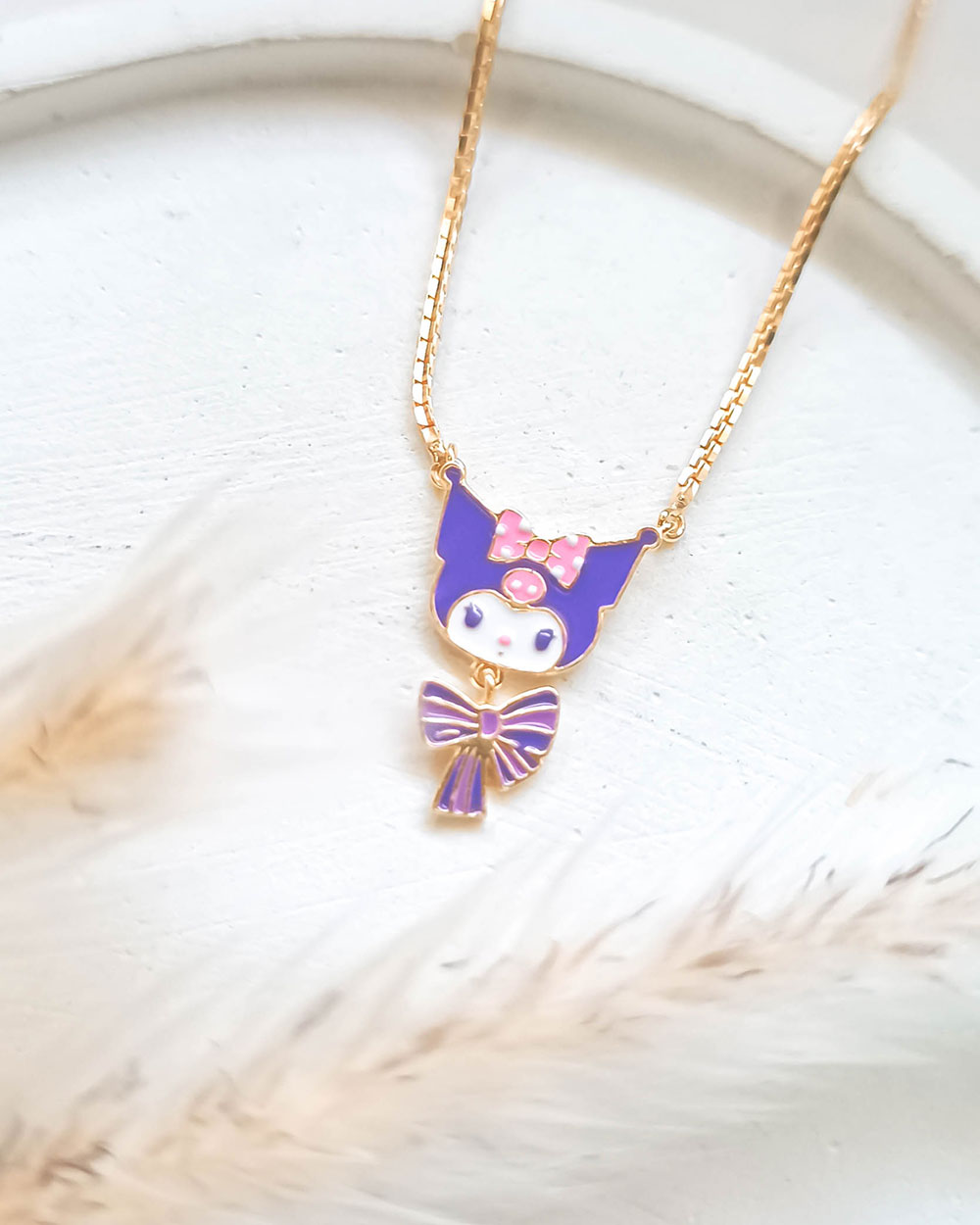 KALUNG ANAK VARIASI MODEL KUROMI PITA UNGU