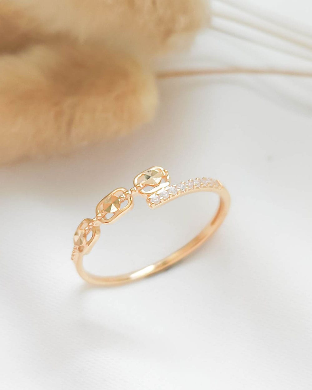 CINCIN DEWASA MODEL TIGA KOTAK DAN DERET MATA