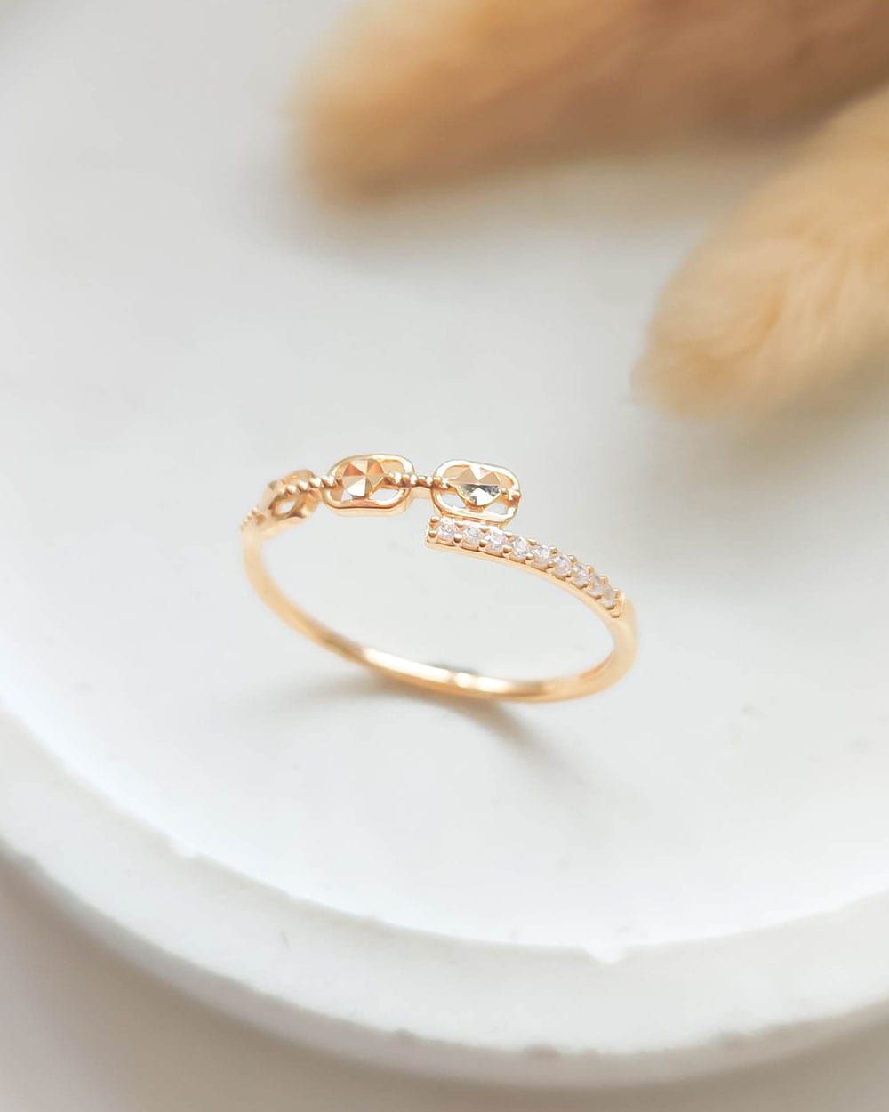 CINCIN DEWASA MODEL TIGA KOTAK DAN DERET MATA