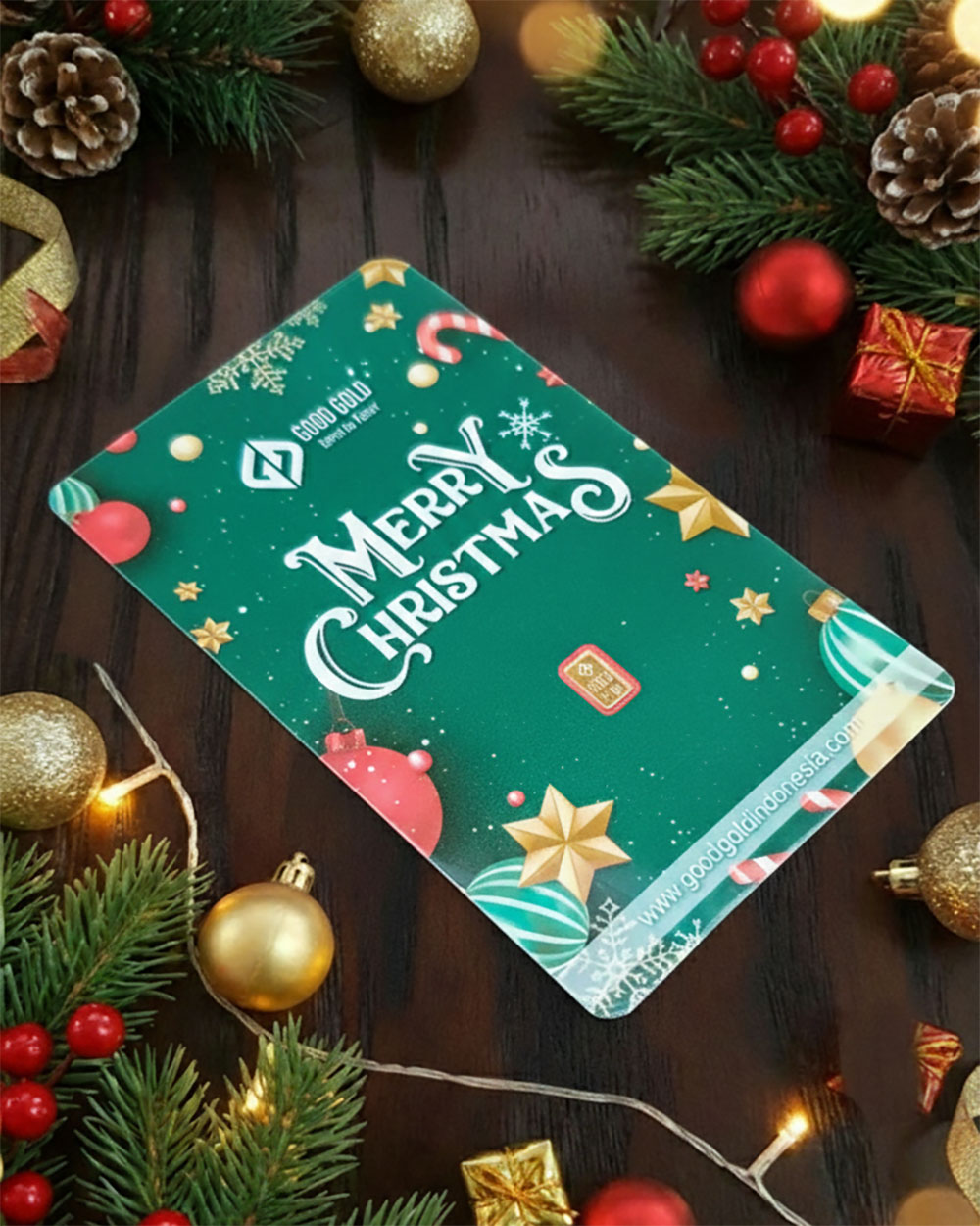 LOGAM MULIA GOOD GOLD GIFT SERIES CHRISTMAS WARNA HIJAU