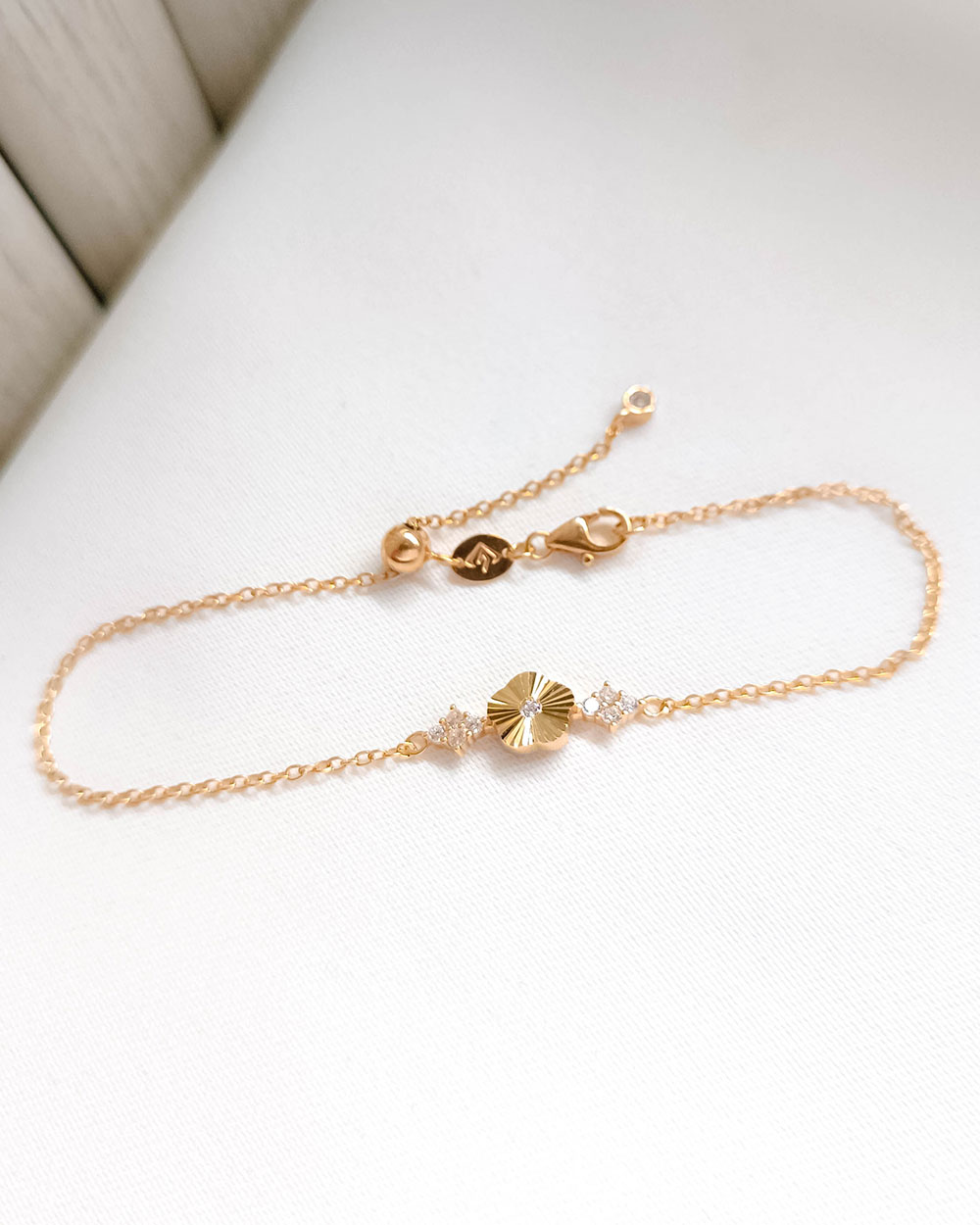 GELANG TANGAN SERUT DEWASA MODEL BUNGA BERKILAU