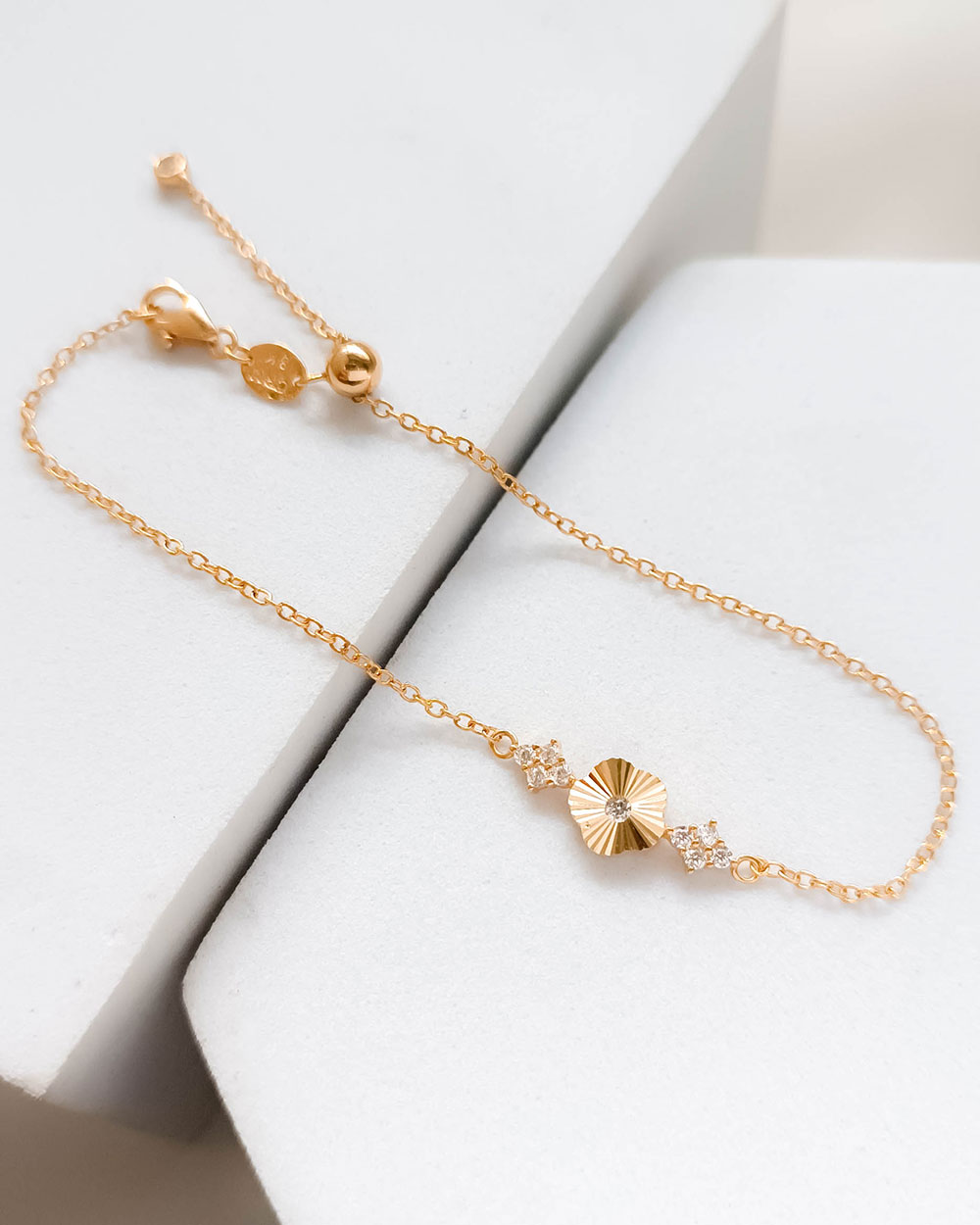 GELANG TANGAN SERUT DEWASA MODEL BUNGA BERKILAU