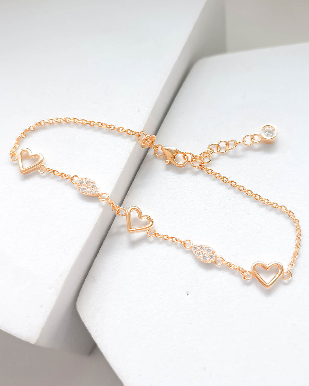 GELANG TANGAN DEWASA MODEL LOVE DAN MATA TETES AIR