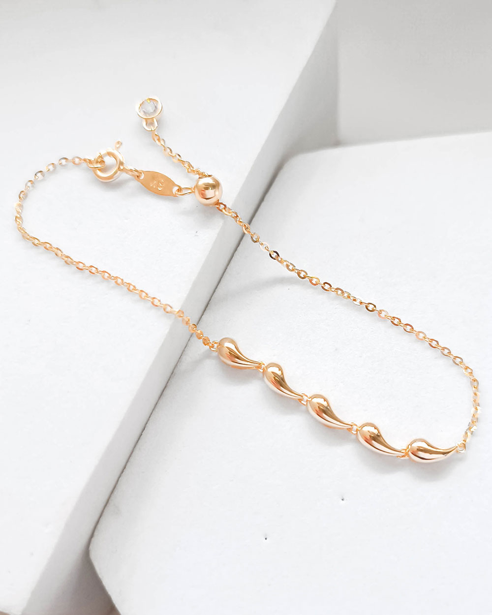 GELANG TANGAN SERUT DEWASA MODEL WATERDROP TANPA MATA