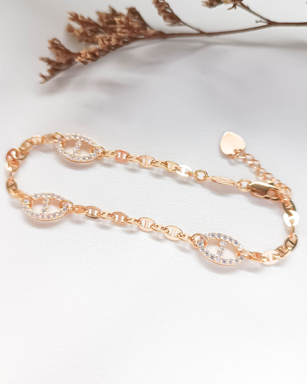 GELANG TANGAN DEWASA MODEL HIASAN OVAL MATA