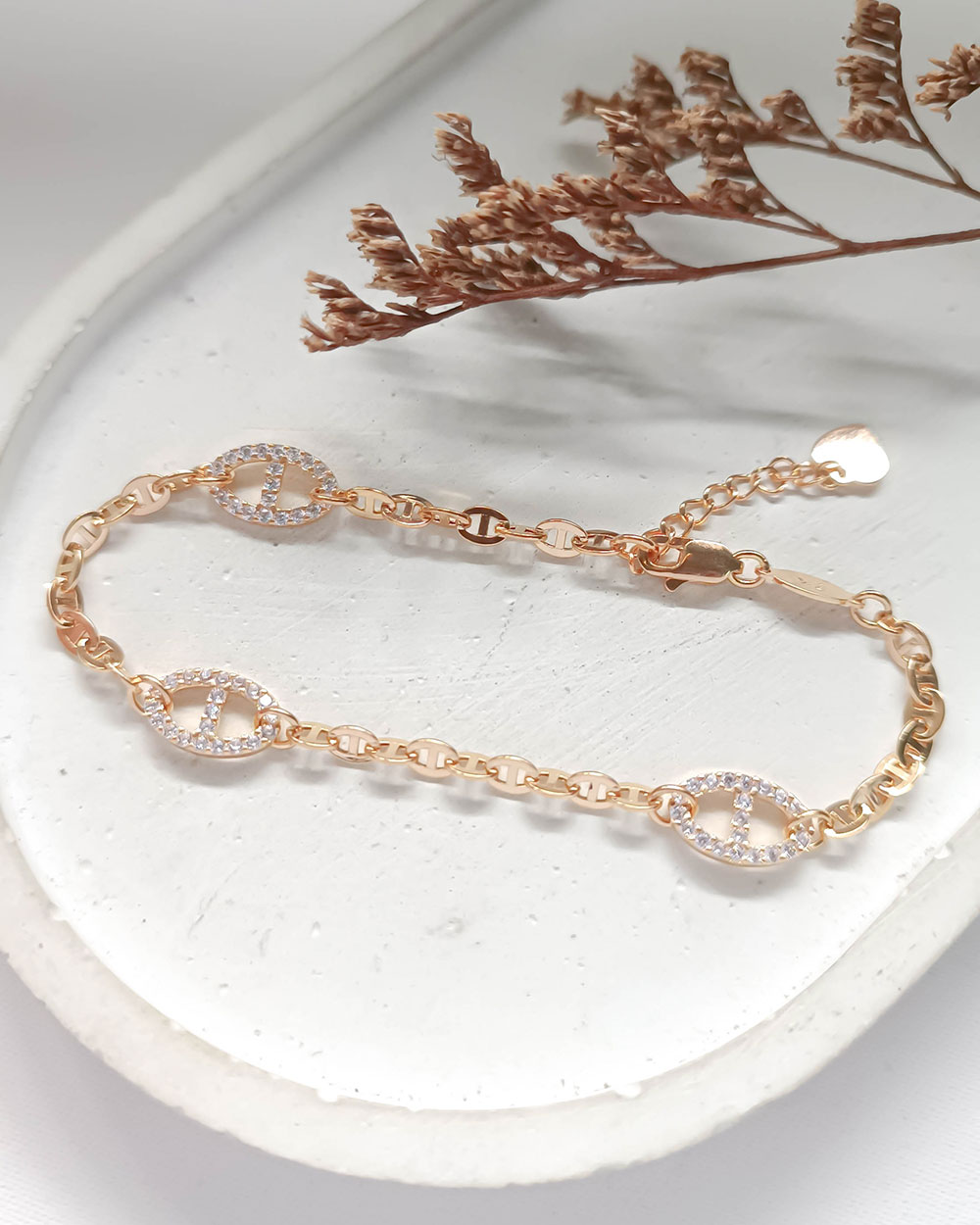 GELANG TANGAN DEWASA MODEL HIASAN OVAL MATA