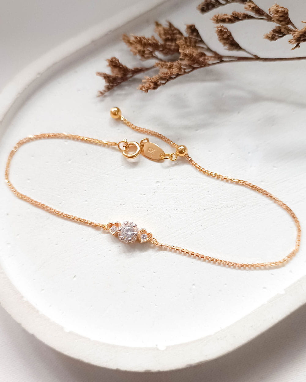 GELANG TANGAN SERUT DEWASA MODEL MATA DAN 2 LOVE