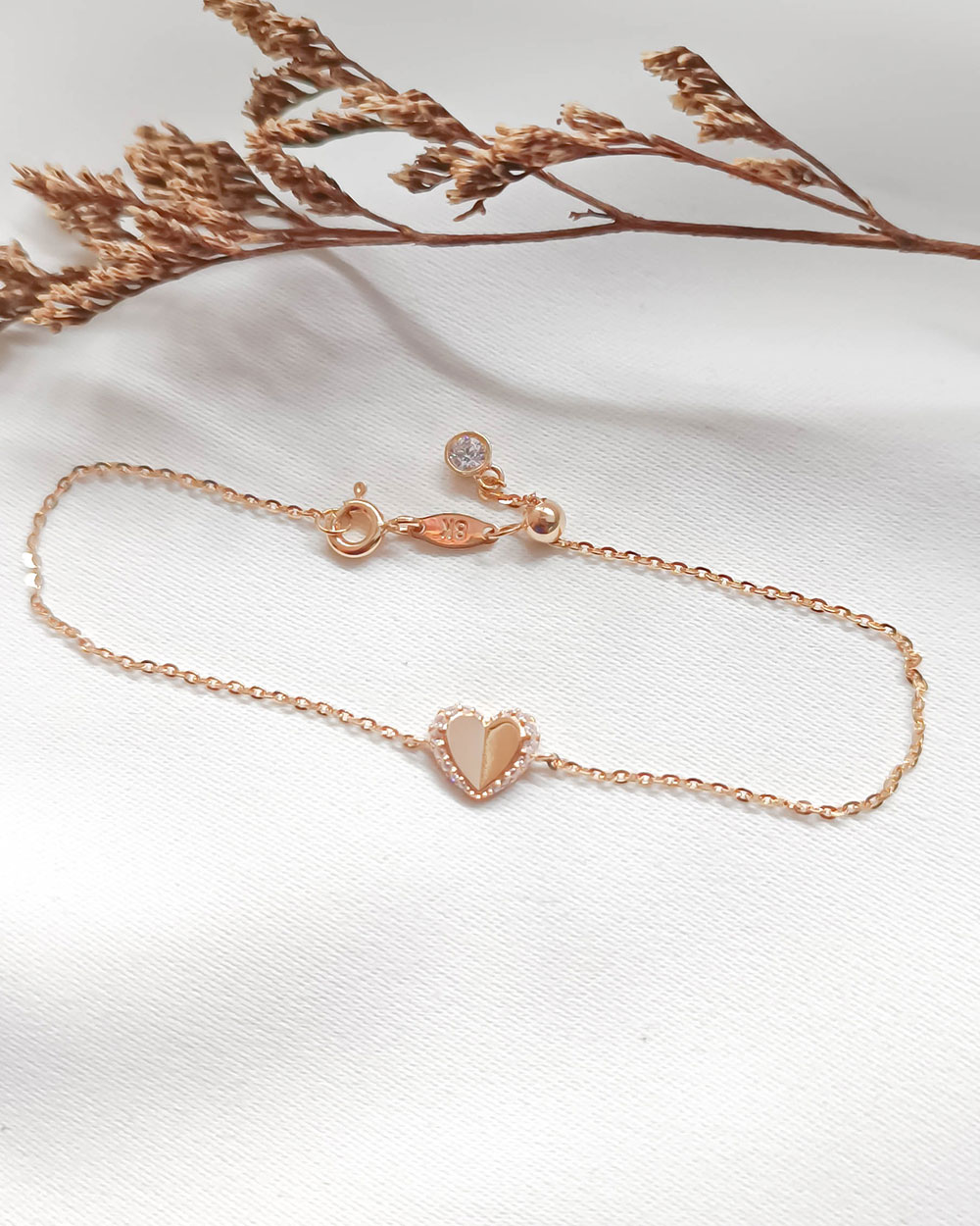 GELANG TANGAN SERUT DEWASA MODEL LOVE MATA KELILING