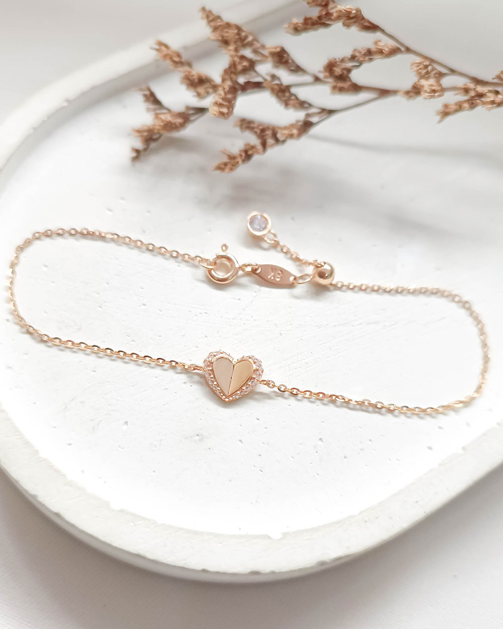 GELANG TANGAN SERUT DEWASA MODEL LOVE MATA KELILING