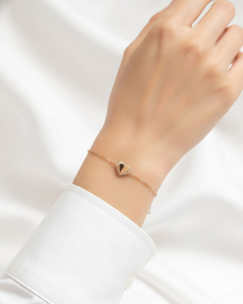 GELANG TANGAN SERUT DEWASA MODEL LOVE MATA KELILING