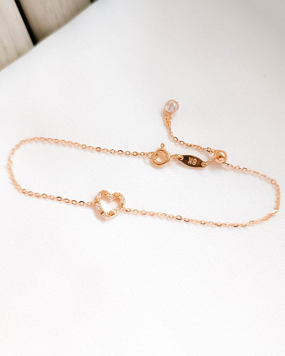 GELANG TANGAN DEWASA MODEL LOVE HEART MINIMALIS