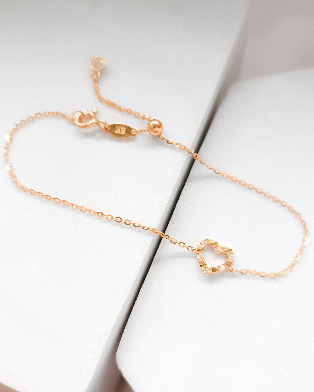 GELANG TANGAN DEWASA MODEL LOVE HEART MINIMALIS