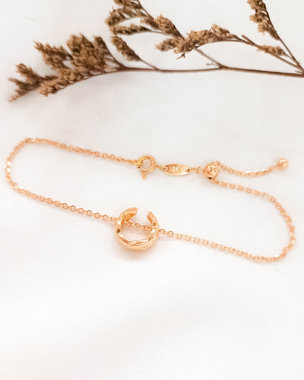 GELANG TANGAN SERUT DEWASA MODEL ORNAMEN OPEN CIRCLE