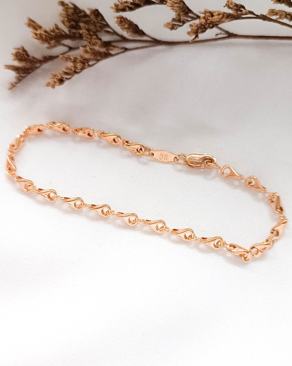 GELANG TANGAN DEWASA MOTIF TWISTED ELEGANT