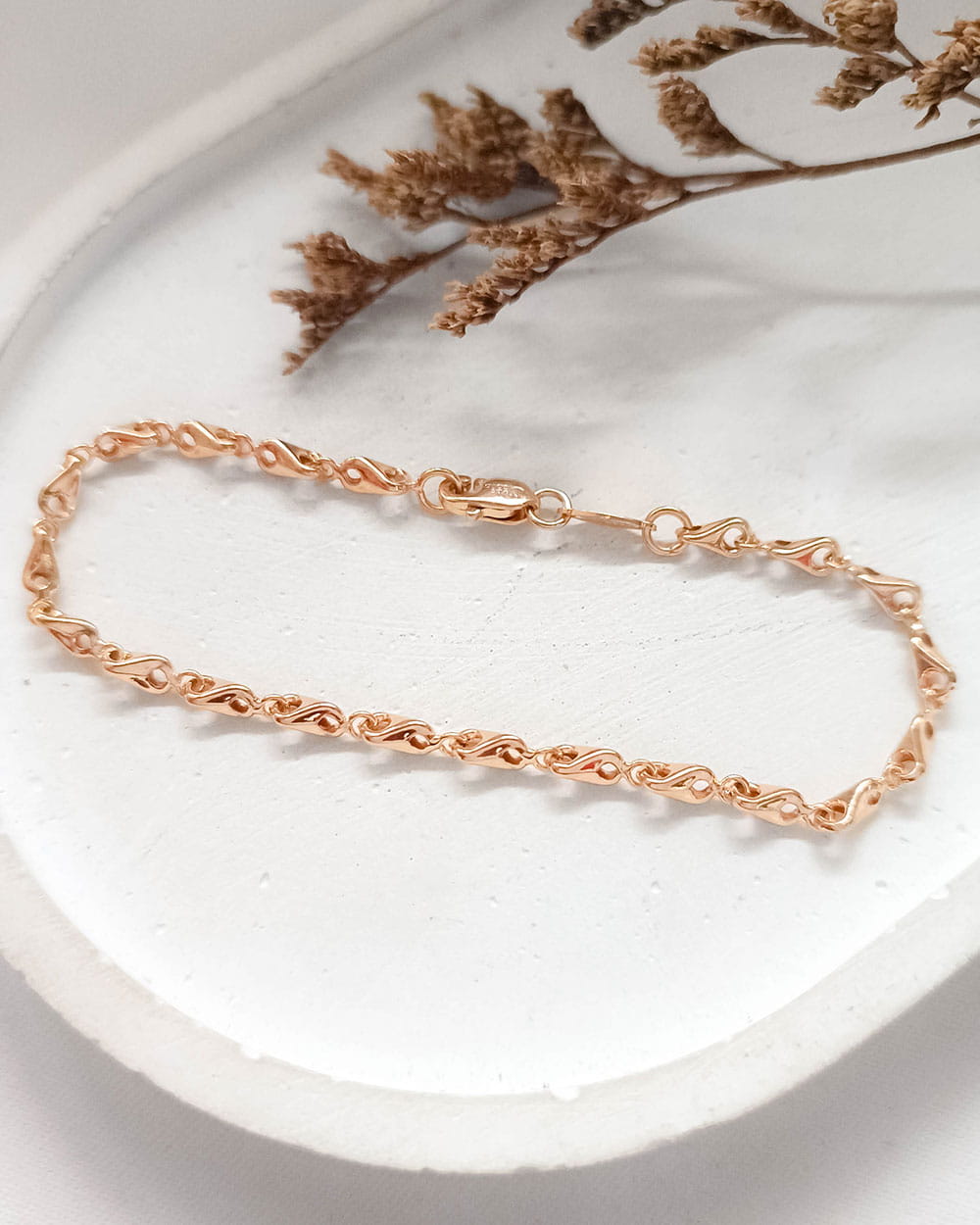 GELANG TANGAN DEWASA MOTIF TWISTED ELEGANT