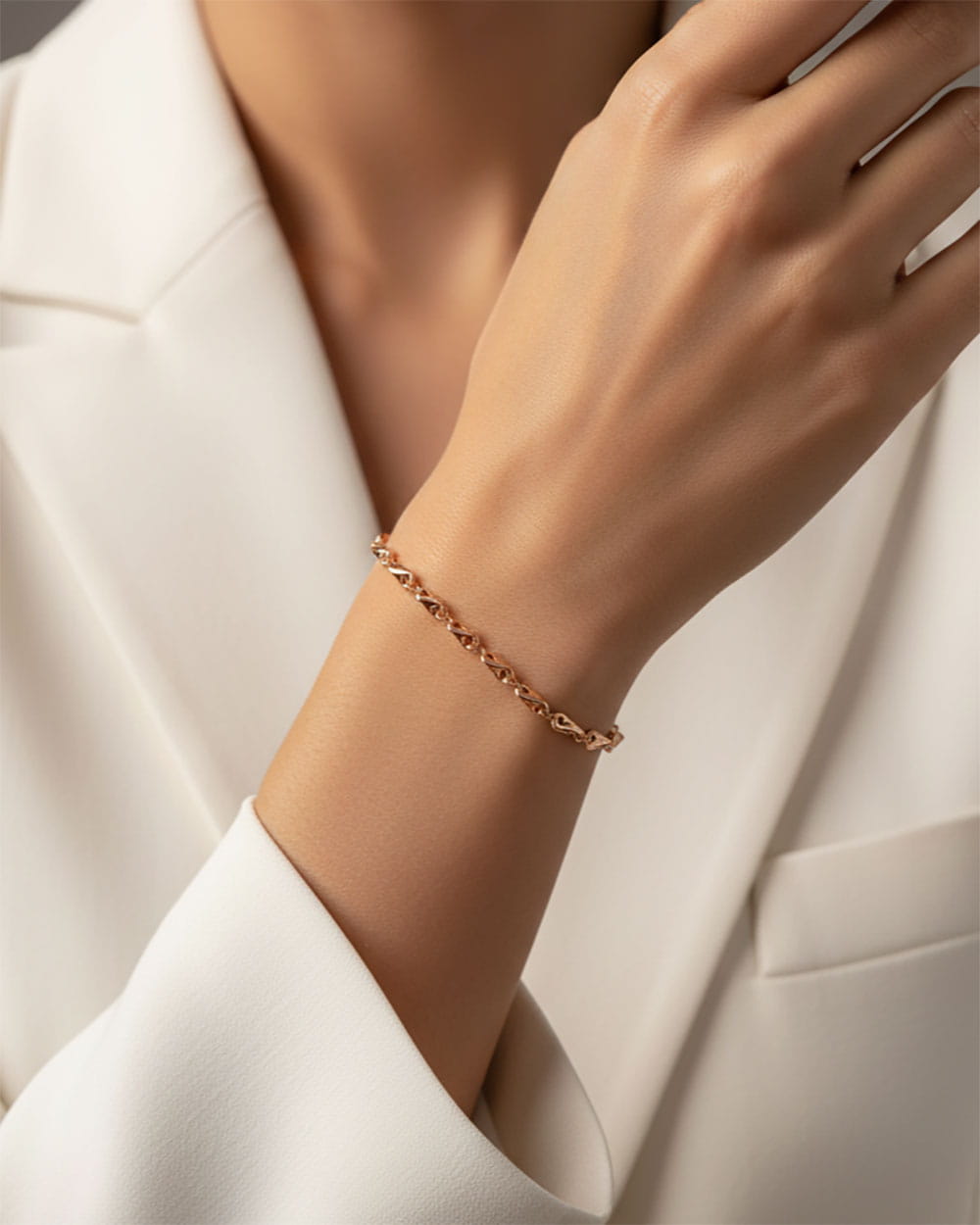 GELANG TANGAN DEWASA MOTIF TWISTED ELEGANT