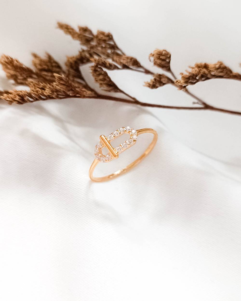 CINCIN DEWASA MODEL OVAL RING MINIMALIS