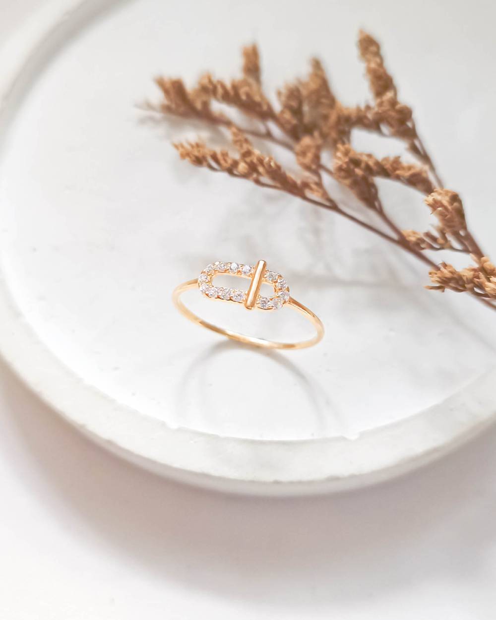 CINCIN DEWASA MODEL OVAL RING MINIMALIS